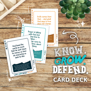 Know Grow Defend Card Deck
